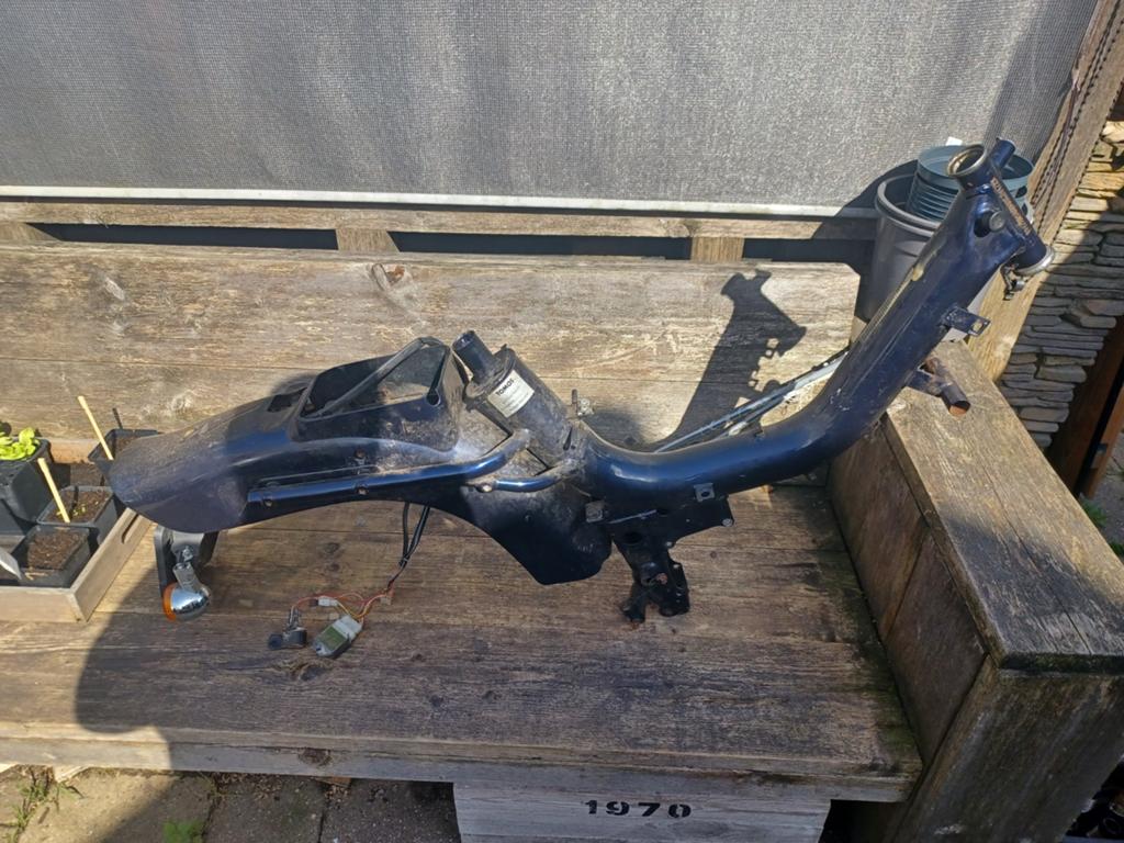 Tomos revival frame op geldig geel kenteken, Ophalen, Gebruikt, Frame, Tomos onderdelen