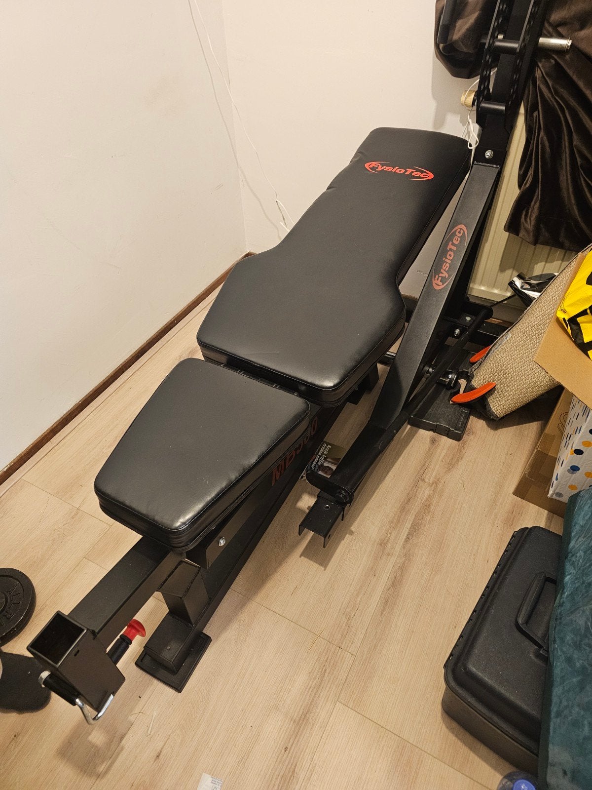 Fysio Tec Krachtstation MB500 met Olympische Gewichten, Ophalen, Zo goed als nieuw, Benen, Krachtstation