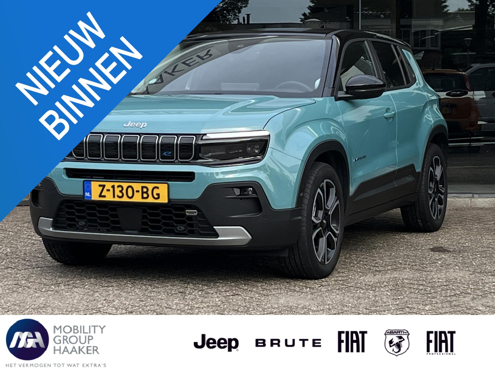Jeep Avenger Summit 54 kWh | Apple/Android | Dodehoek detect