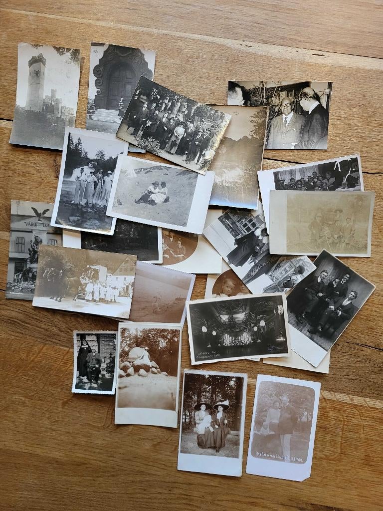 Verzameling Oude Foto's 1910 / 1940 - FOTOKAART, Gebruikt, Foto, Ophalen of Verzenden, Voor 1940