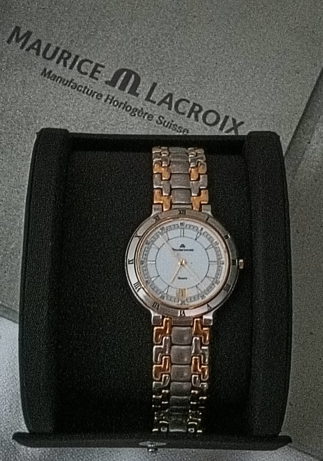 Maurice Lacroix Quartz Horloge - Tweekleurig, Ophalen of Verzenden, Staal, Overige merken