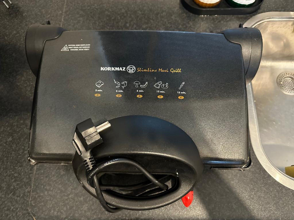 Grill apparaat, Ophalen of Verzenden, Uitneembare platen, Gebruikt