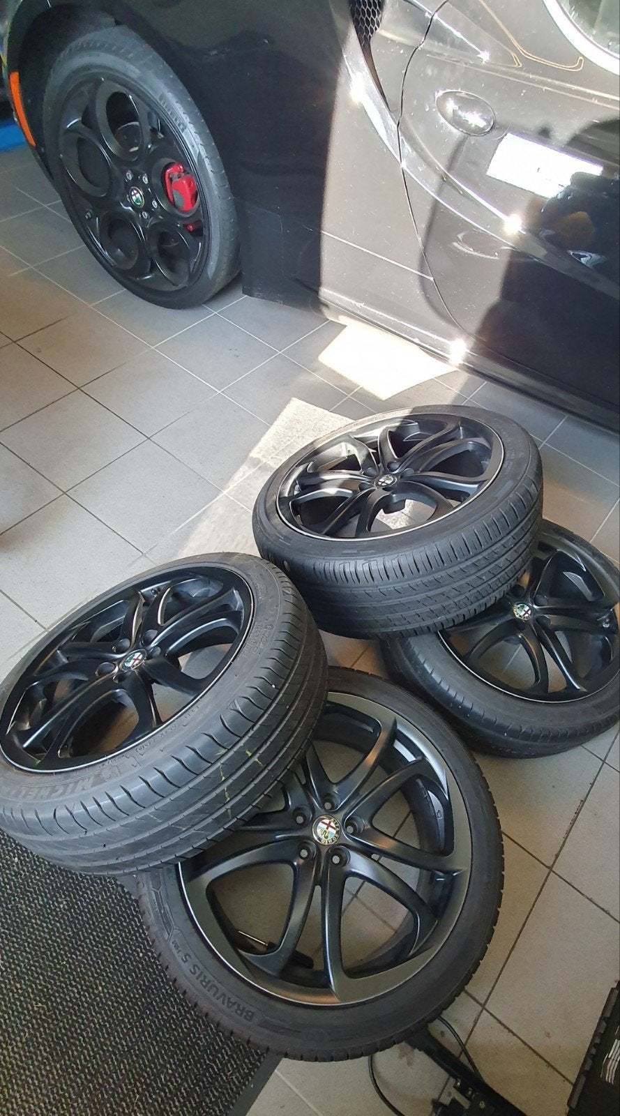 Originele velgenset Alfa Romeo 4C - 17/18 inch, Auto-onderdelen, Ophalen, Overige, Gebruikt, Overige