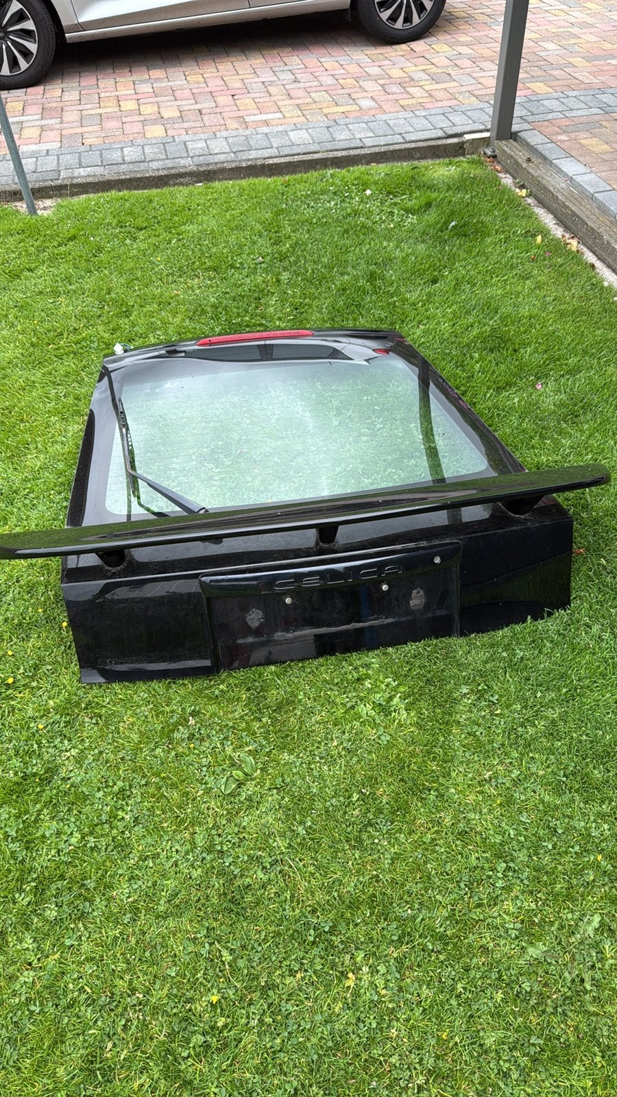 Toyota Celica T23 - Nette, complete achterklep in 202 zwart, Ophalen, Gebruikt, Achterklep, Toyota