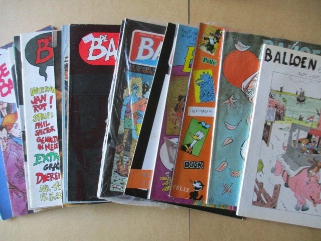 w0548 balloen / vrije balloen 60x, Meerdere stripboeken, Ophalen, Gelezen