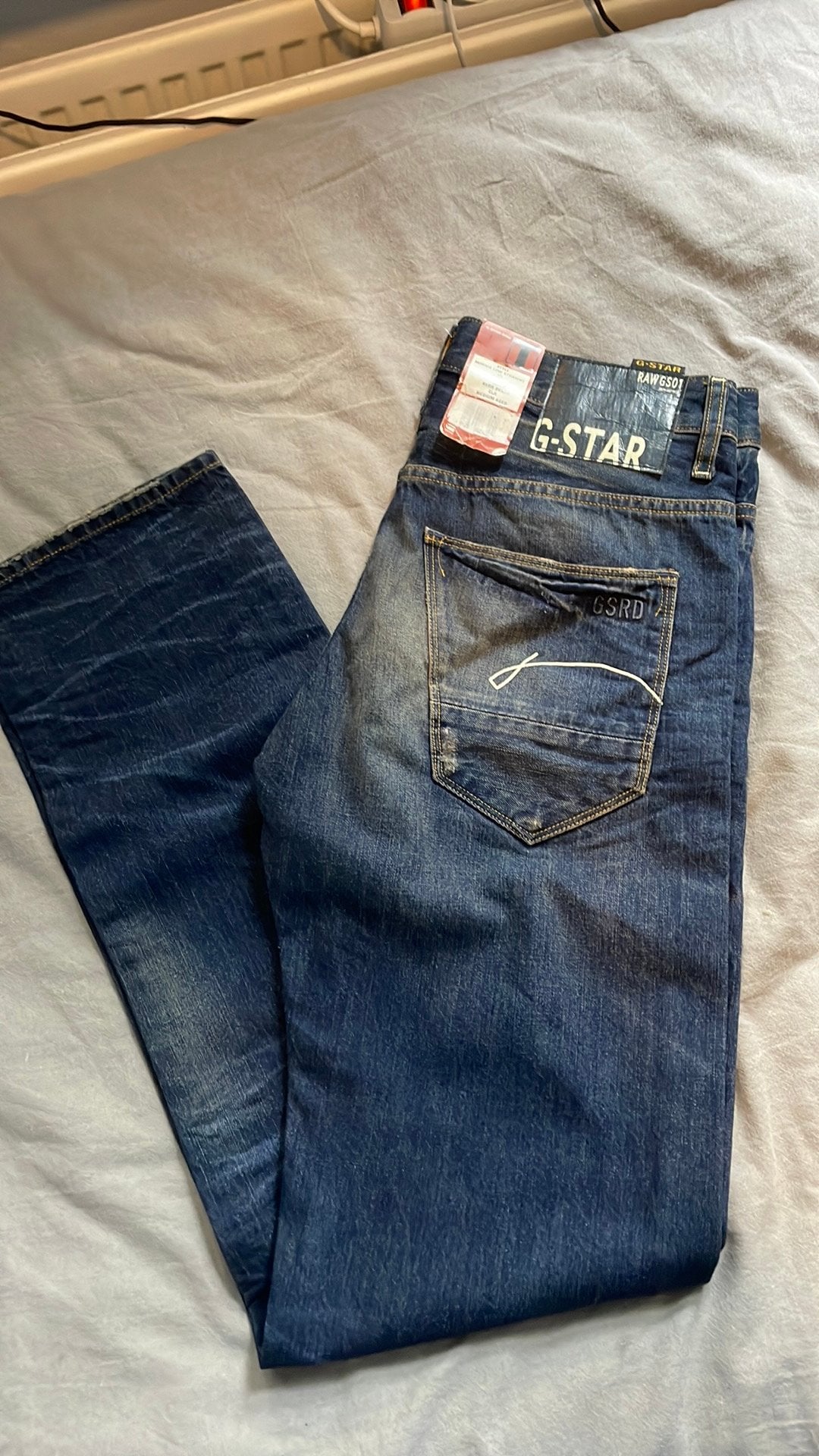 G-Star 2934 Morris Low Straight Jeans Donkerblauw, Ophalen of Verzenden, Nieuw, Blauw