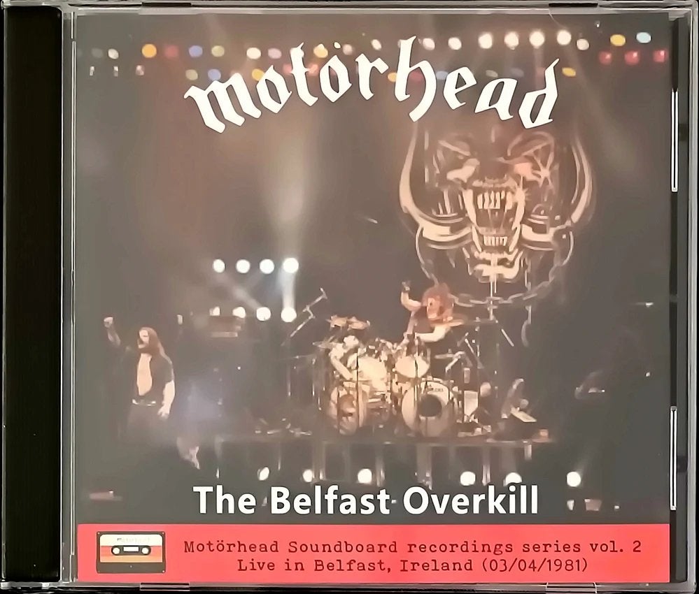MOTÖRHEAD CD BELFAST UK 1981 LIMITED EDITION, Ophalen of Verzenden, Zo goed als nieuw