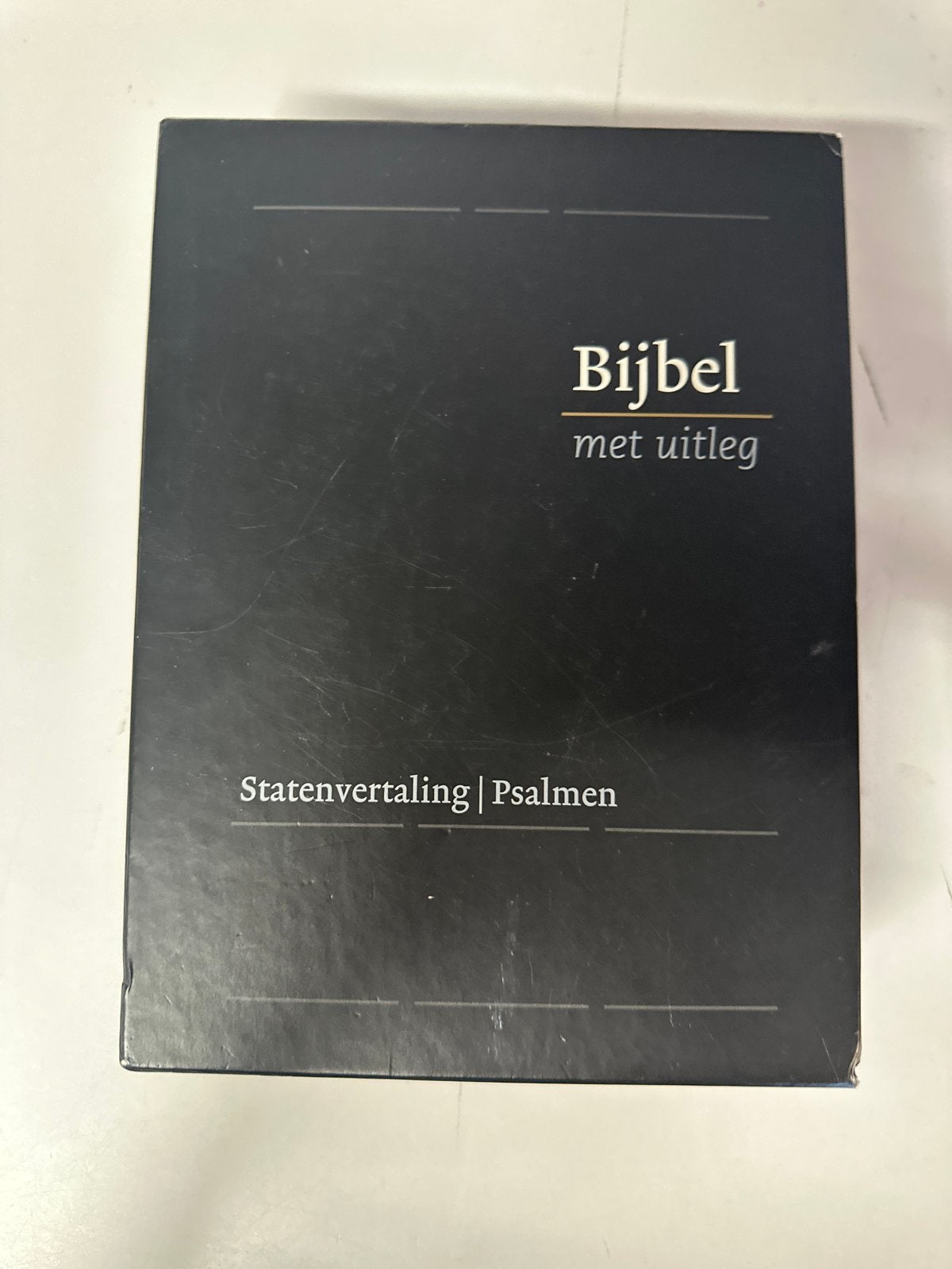 Bijbel met uitleg - Statenvertaling | Psalmen, Ophalen of Verzenden