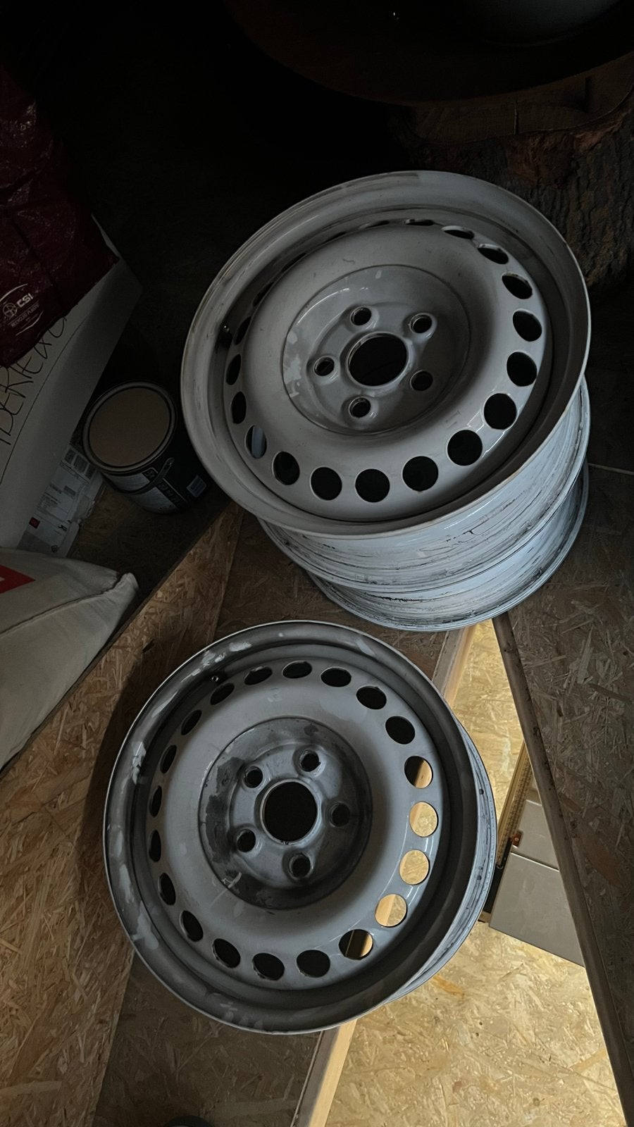 VW T5/T6.1 stalen velgen 16 inch (4 stuks), Ophalen, Gebruikt
