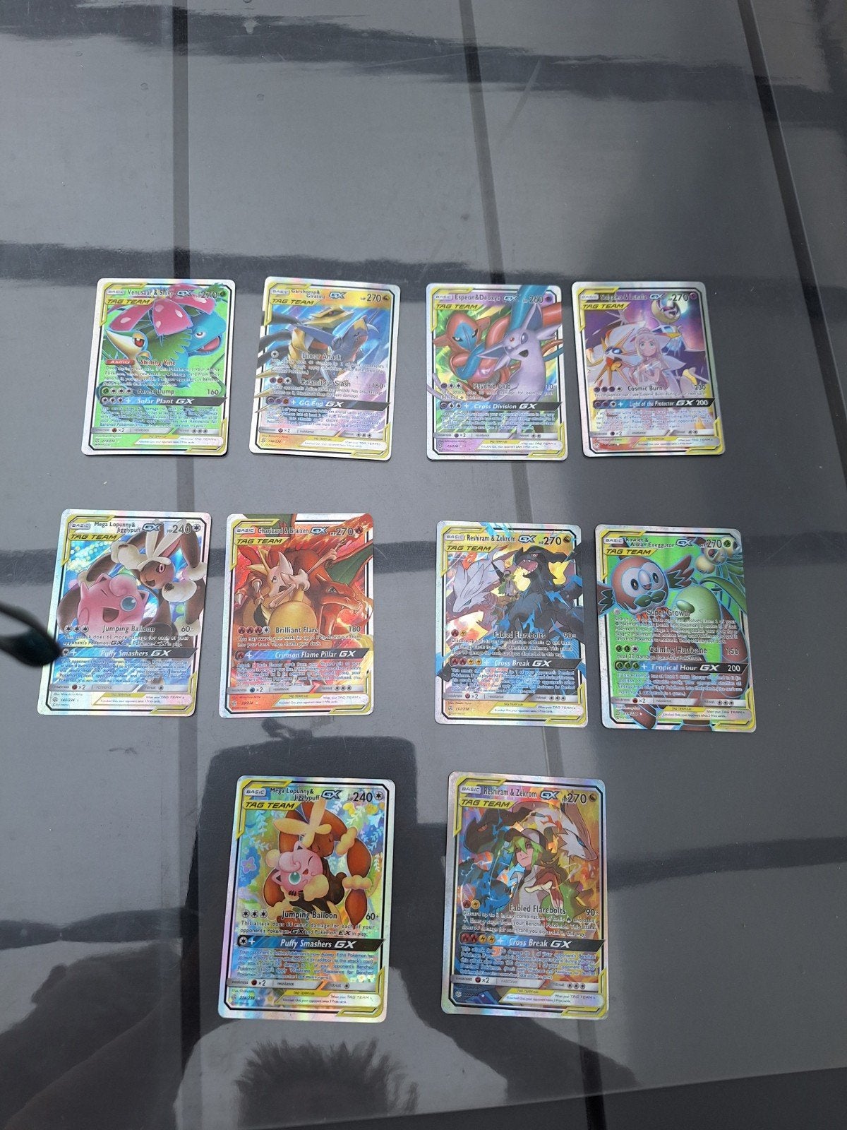 Pokémon TCG GX Tag Team Kaarten Bundel (10 stuks), Ophalen of Verzenden, Gebruikt, Meerdere kaarten, Foil