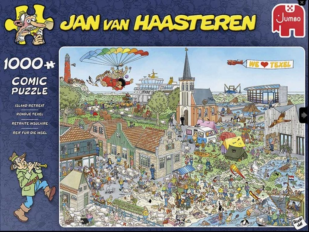 Jan van Haasteren puzzels, Ophalen of Verzenden, 500 t/m 1500 stukjes, Zo goed als nieuw, Legpuzzel