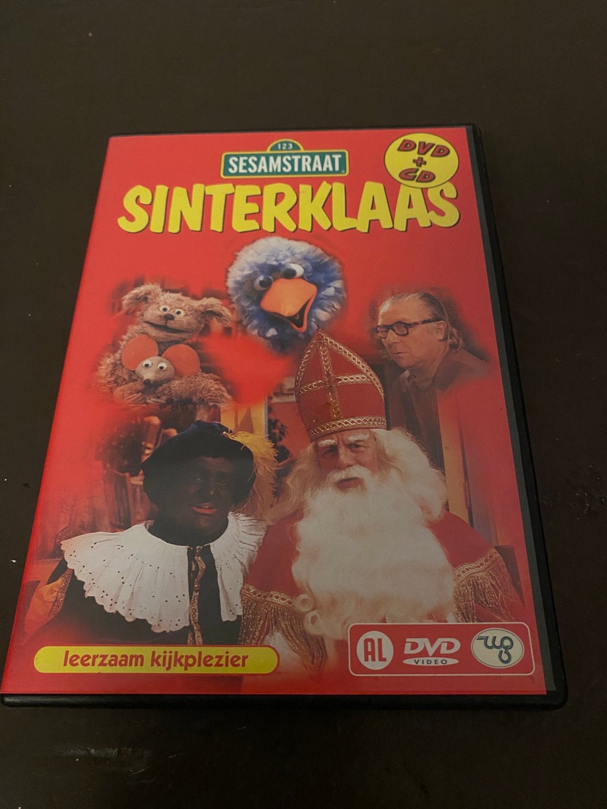 Sesamstraat - Sinterklaas DVD + CD Hoor wie klopt daar…, Cd's en Dvd's, Alle leeftijden, Ophalen of Verzenden, Zo goed als nieuw