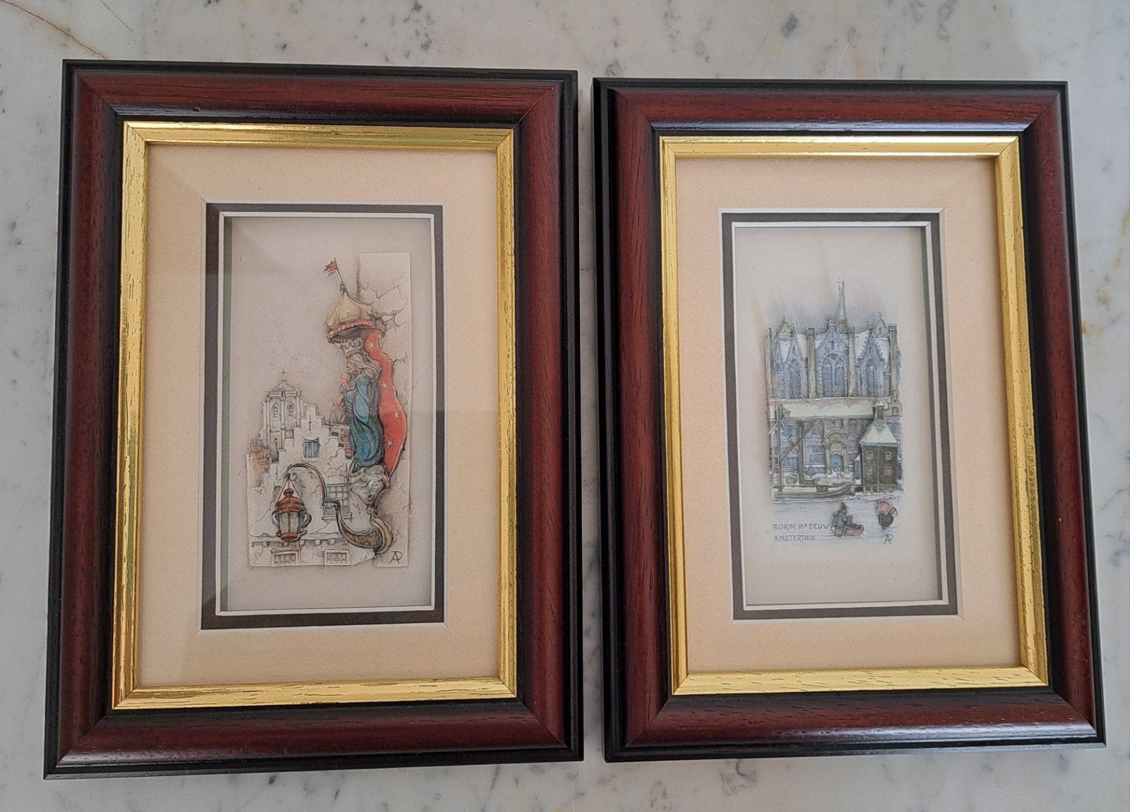 Anton Pieck schilderijtjes, zie omschrijving!, Ophalen of Verzenden