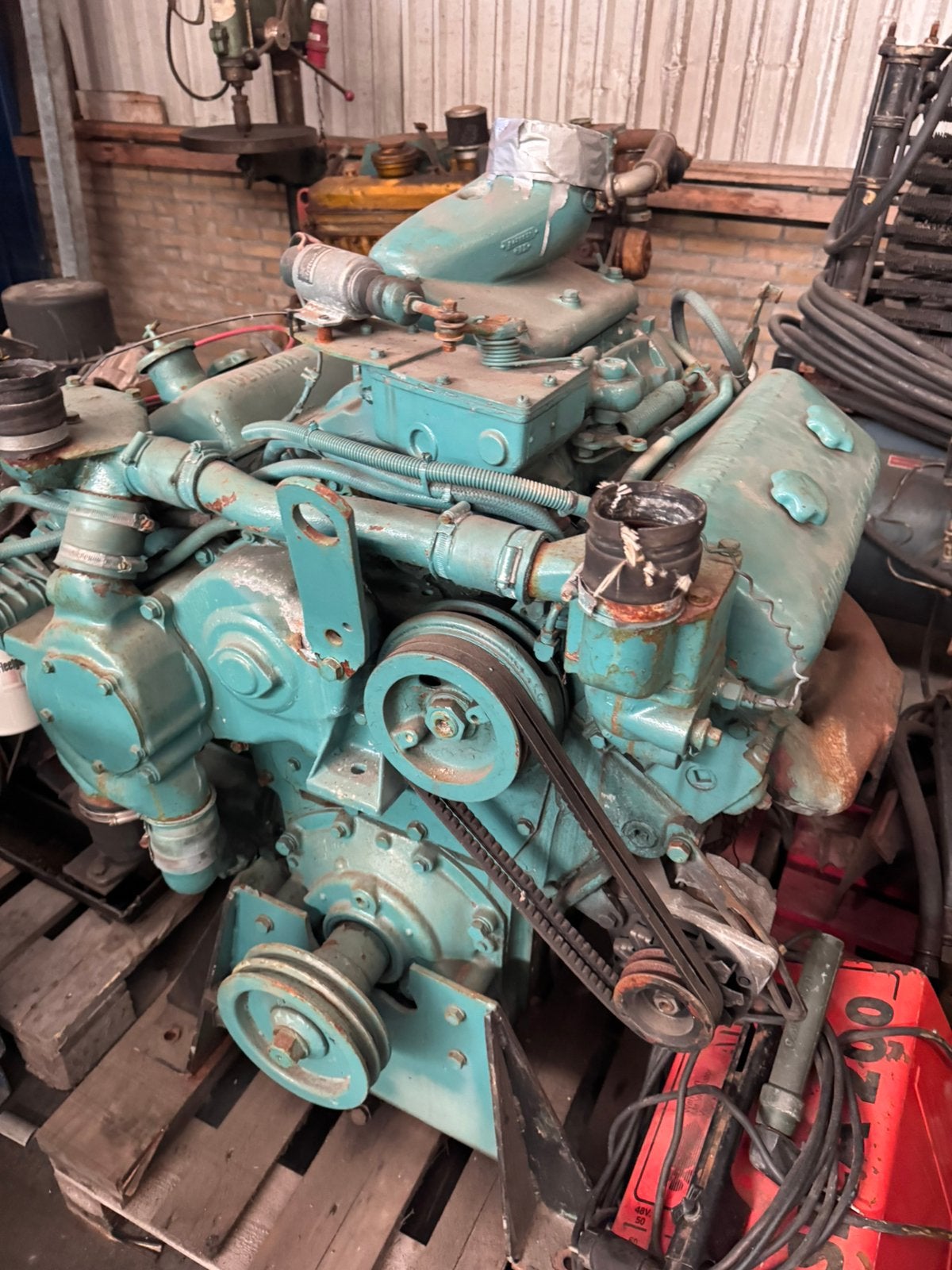 Mooie binnenboordmotor, Ophalen, Elektromotor