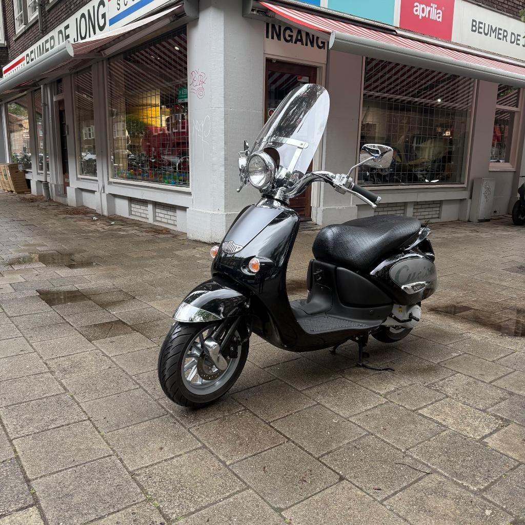 Aprilia Mojito 50 | Zwart | 4.053 km | Klassiek & Uniek, Fietsen en Brommers, Scooters | Aprilia, Aprilia, Ophalen of Verzenden