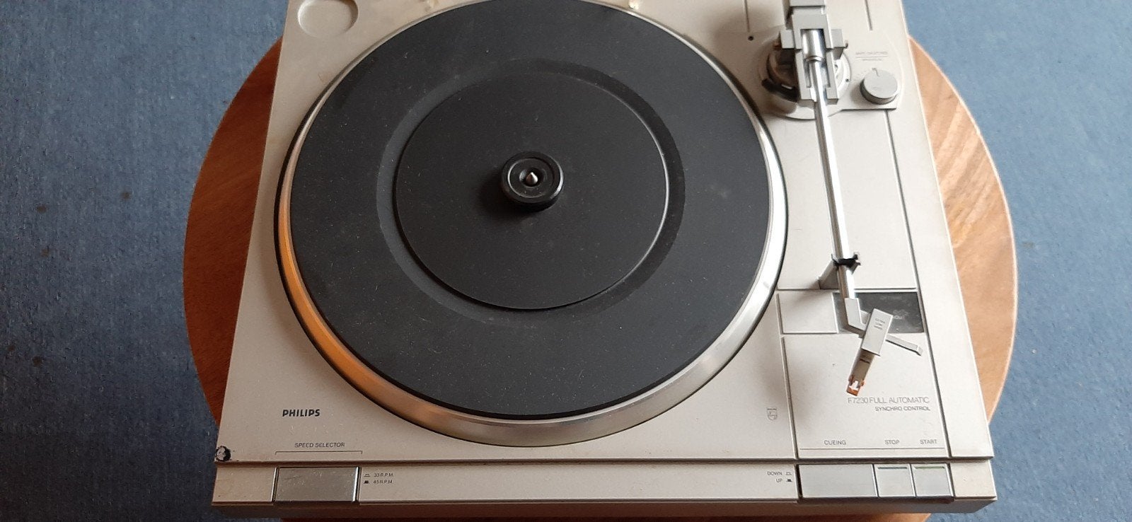 Philips F7230 Volautomatische Platenspeler - Vintage, Ophalen, Philips, Gebruikt, Automatisch