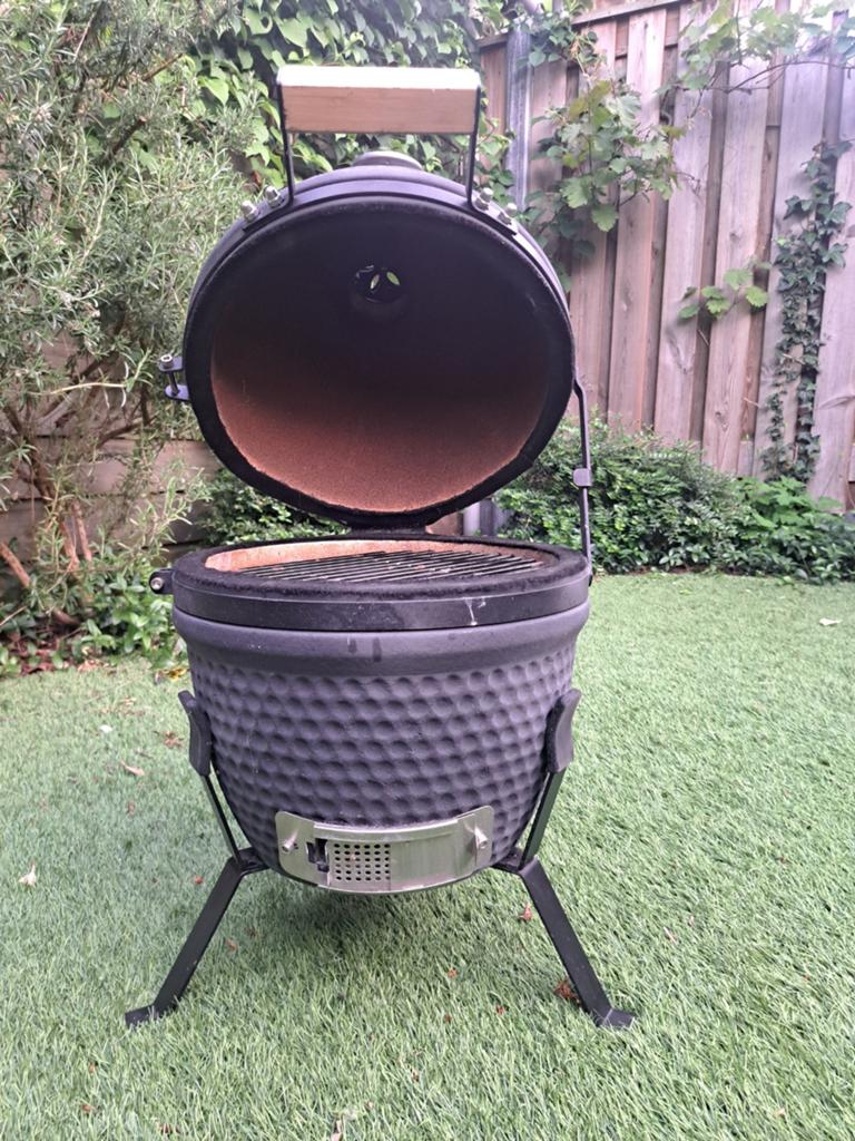 Kamado BBQ 27 cm - Compact en ideaal voor 2-4 personen, Tuin en Terras, Ophalen, Gebruikt