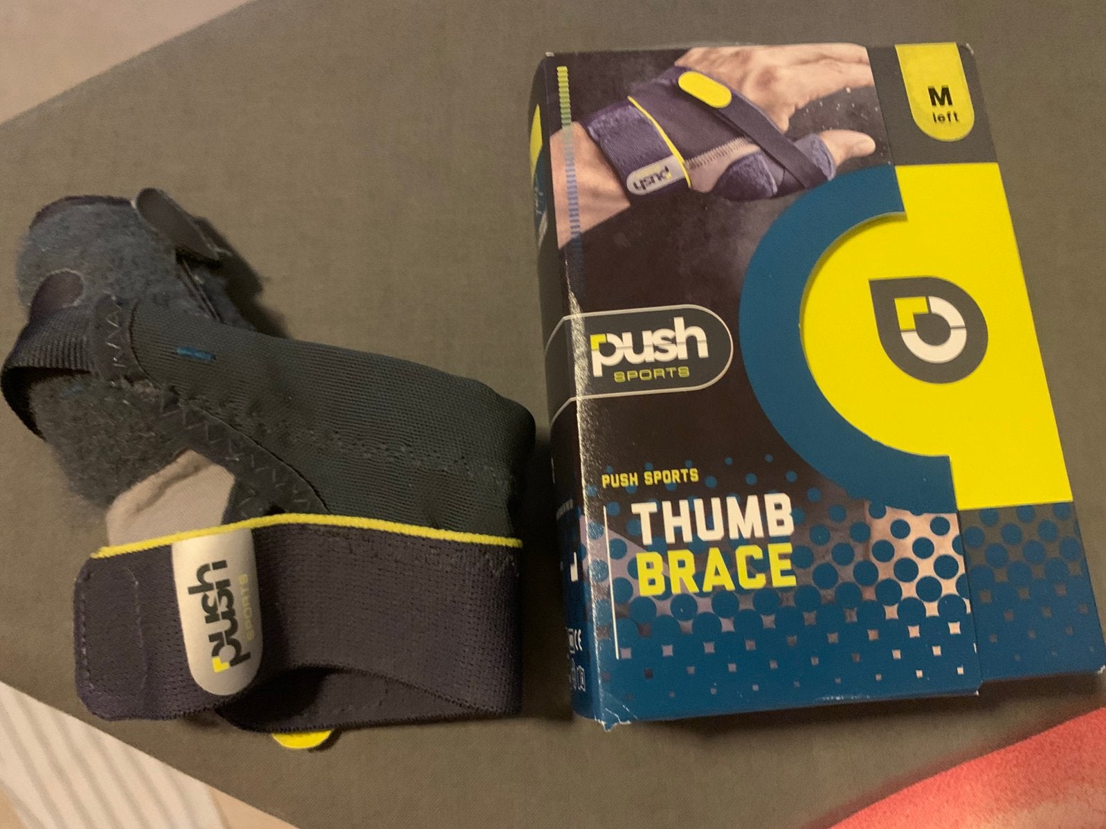 Tumb brace push sport maat M links, Diversen, Ophalen of Verzenden, Gebruikt
