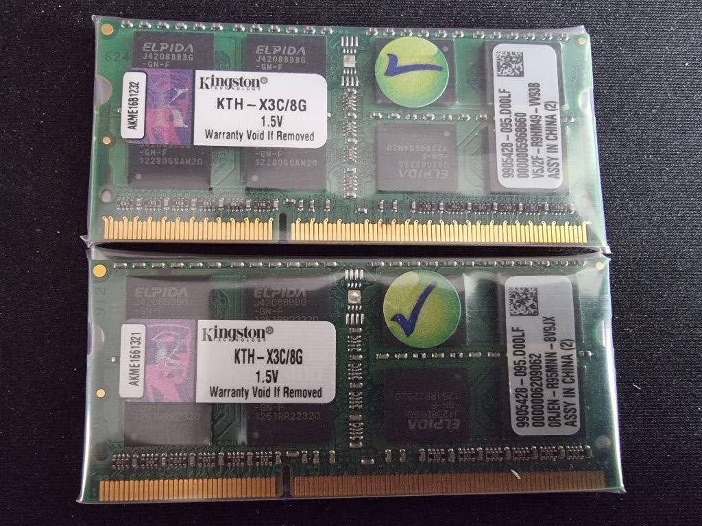 16GB (2X8GB) DDR3 PC3-12800 2RX8 1600Mhz Kingston, DDR3, Ophalen of Verzenden, Zo goed als nieuw, 1600Mhz