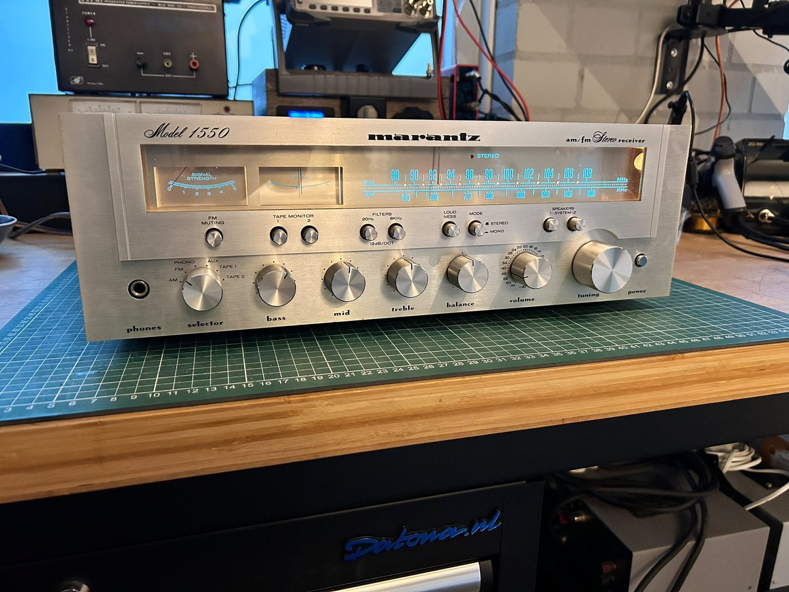 Marantz 1550 Vintage Stereo Receiver – Recent nagekeken, Ophalen of Verzenden, Marantz