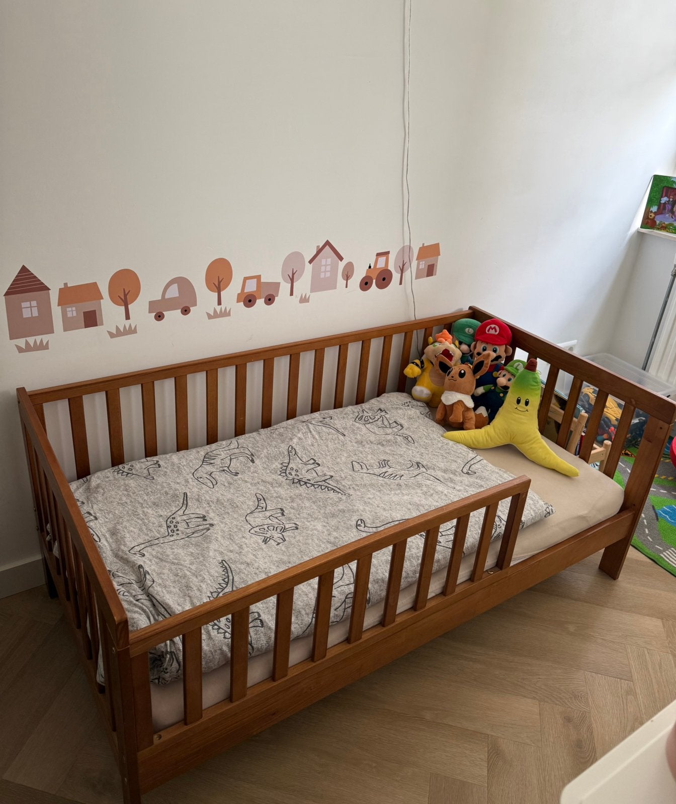 Peuter bed, Ophalen, Zo goed als nieuw, 140 tot 160 cm, 70 tot 85 cm