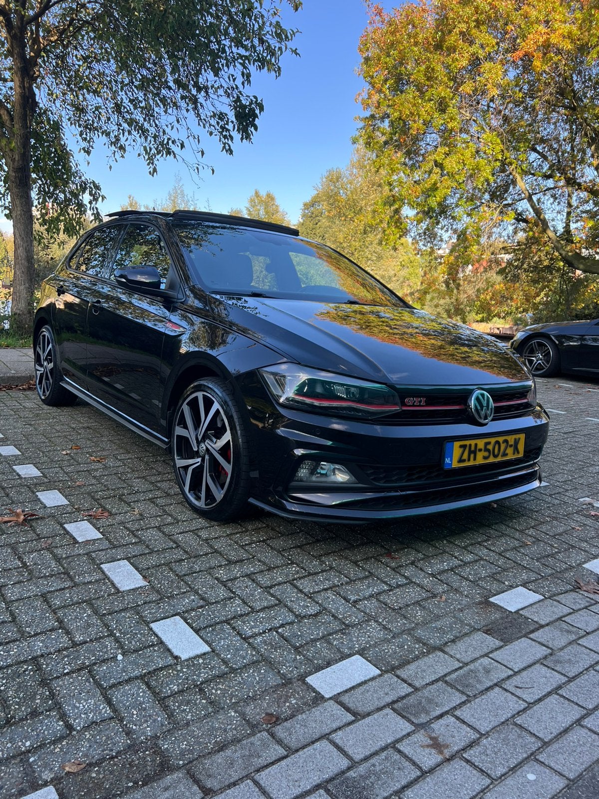 VOLKSWAGEN POLO 2.0 TSI 200PK 6-DSG 2019 Zwart, Auto's, 4 cilinders, 1984 cc, Zwart, 1200 kg