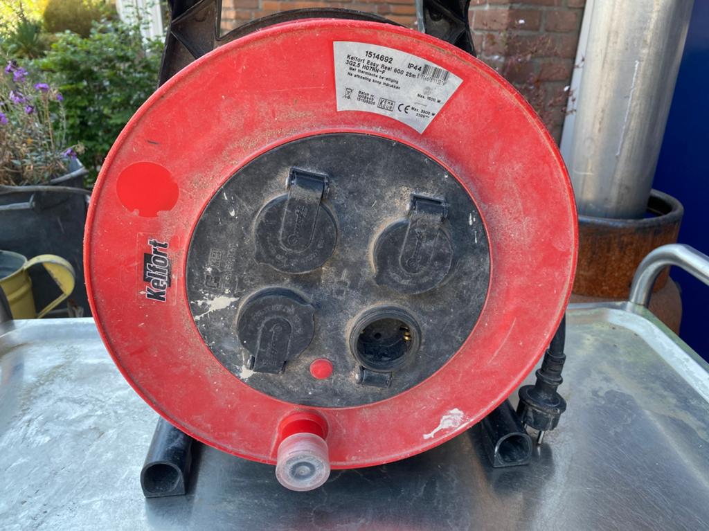 Kelfort  haspel.  40 meter 3x 2.5., Ophalen, Overige typen, Kelfort, Nvt