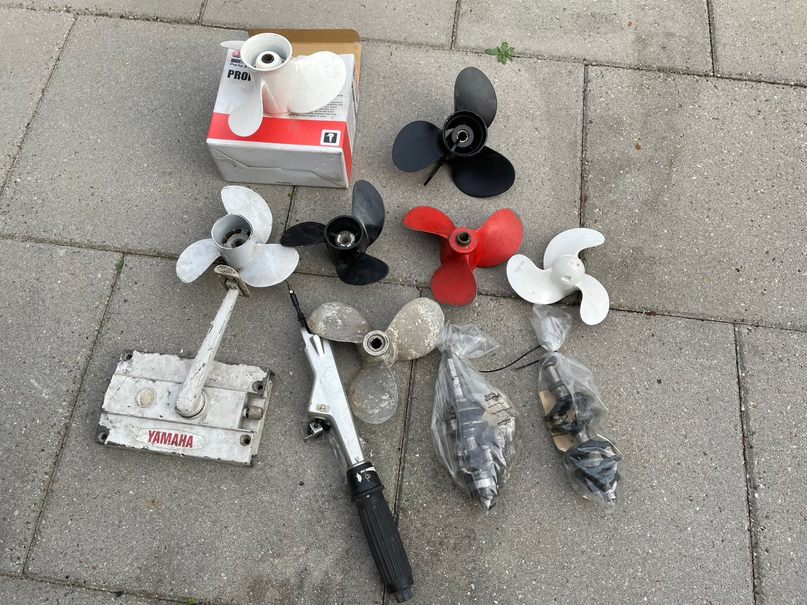 Onderdelen buitenboord motor, Ophalen, Zo goed als nieuw, Motor en Techniek