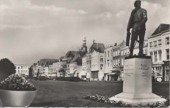 Vlissingen Bellamypark Standbeeld Frans Naerebout, Verzenden, 1960 tot 1980, Ongelopen, Zeeland