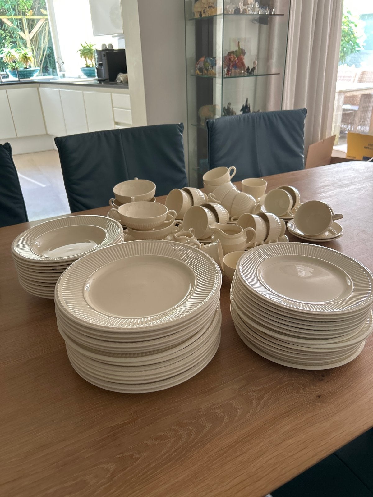 Wegdwood servies EDME,, Ophalen, Gebruikt, Klassiek, Compleet servies