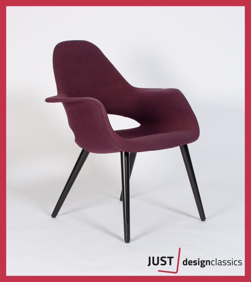 Vitra Organic Chair Bordeaux Wol (voorraad:2), Niet ingevuld, Gebruikt, Niet ingevuld, Niet ingevuld