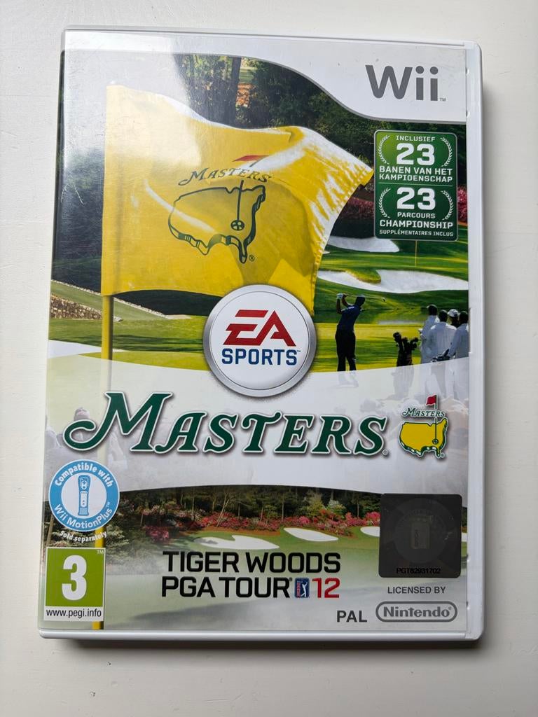Tiger Woods PGA Tour 12 Masters - Nintendo Wii, 1 speler, Eén computer, Ophalen of Verzenden, Zo goed als nieuw