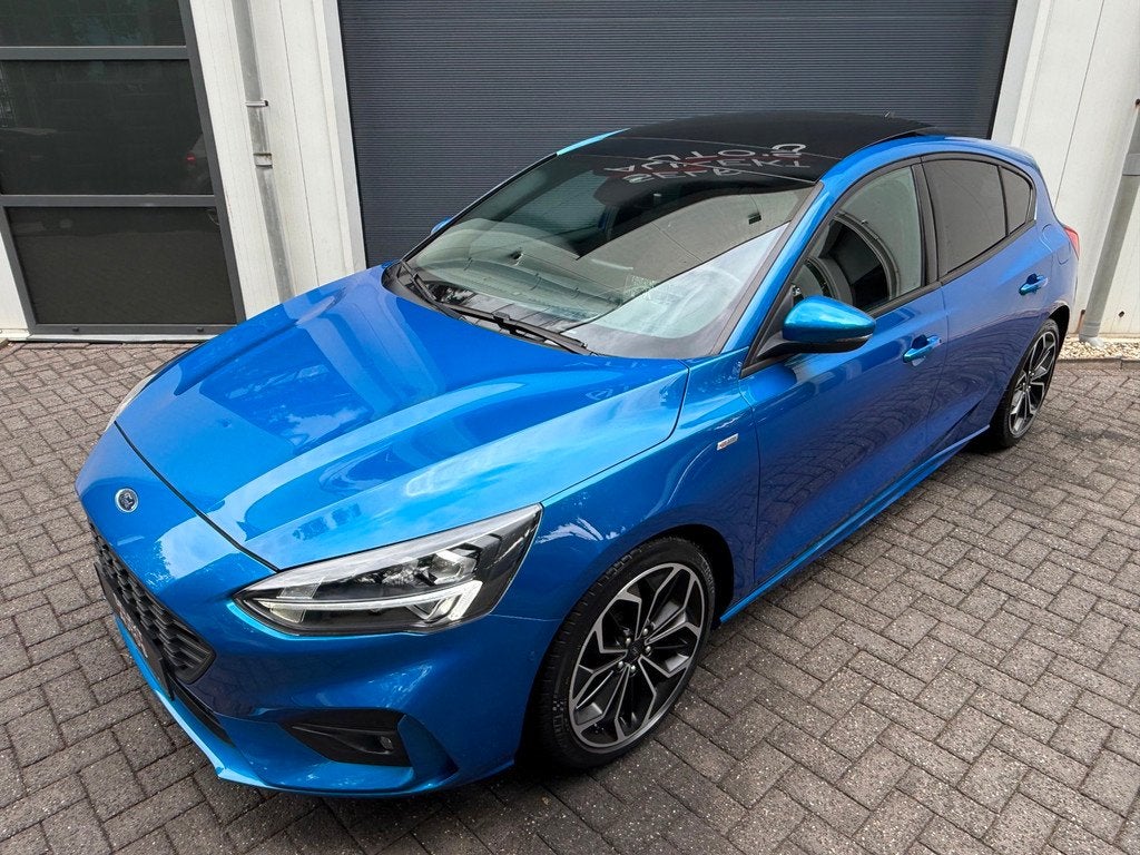 Ford Focus 1.0 EcoBoost ST Line 125 Pk Panoramadak/Full Led/, Auto's, Ford, Gebruikt, Blauw, Origineel Nederlands, Bedrijf