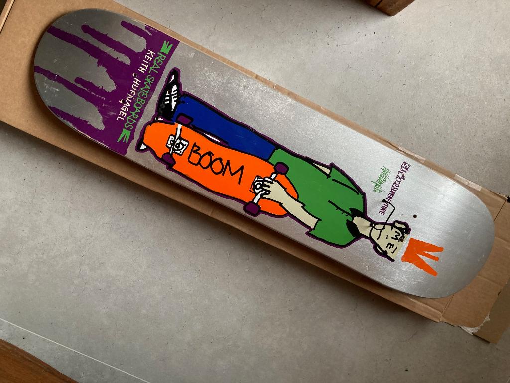 Real huf skateboard mark gonzales, Verzenden, Zo goed als nieuw, Skateboard