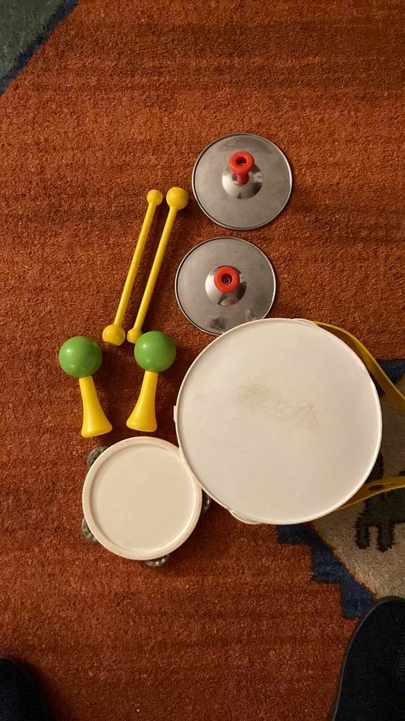 FisherpRice trommel, Ophalen, Gebruikt, Speelset