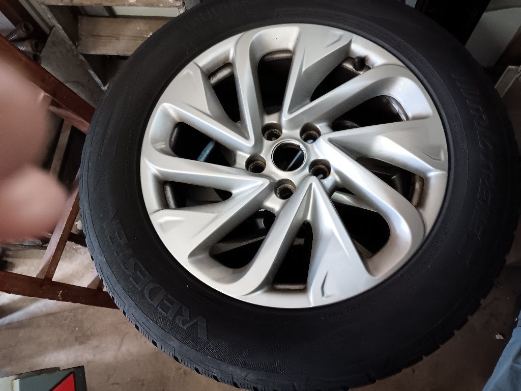 Orginele Renault Espace 5 velgen met Winterbanden., Auto-onderdelen, Ophalen, 18 inch, Gebruikt, Velg(en)