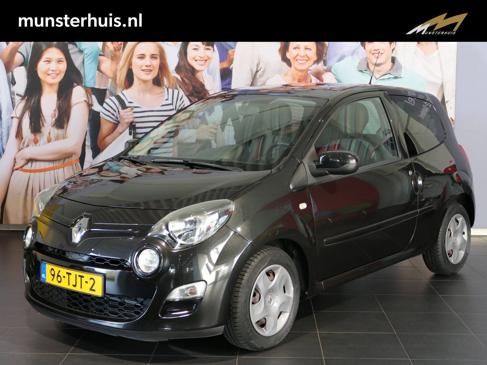 Renault Twingo 1.2 16V Collection *Meeneemprijs* - Afneembar, Voorwielaandrijving, Gebruikt, Zwart, 4 cilinders