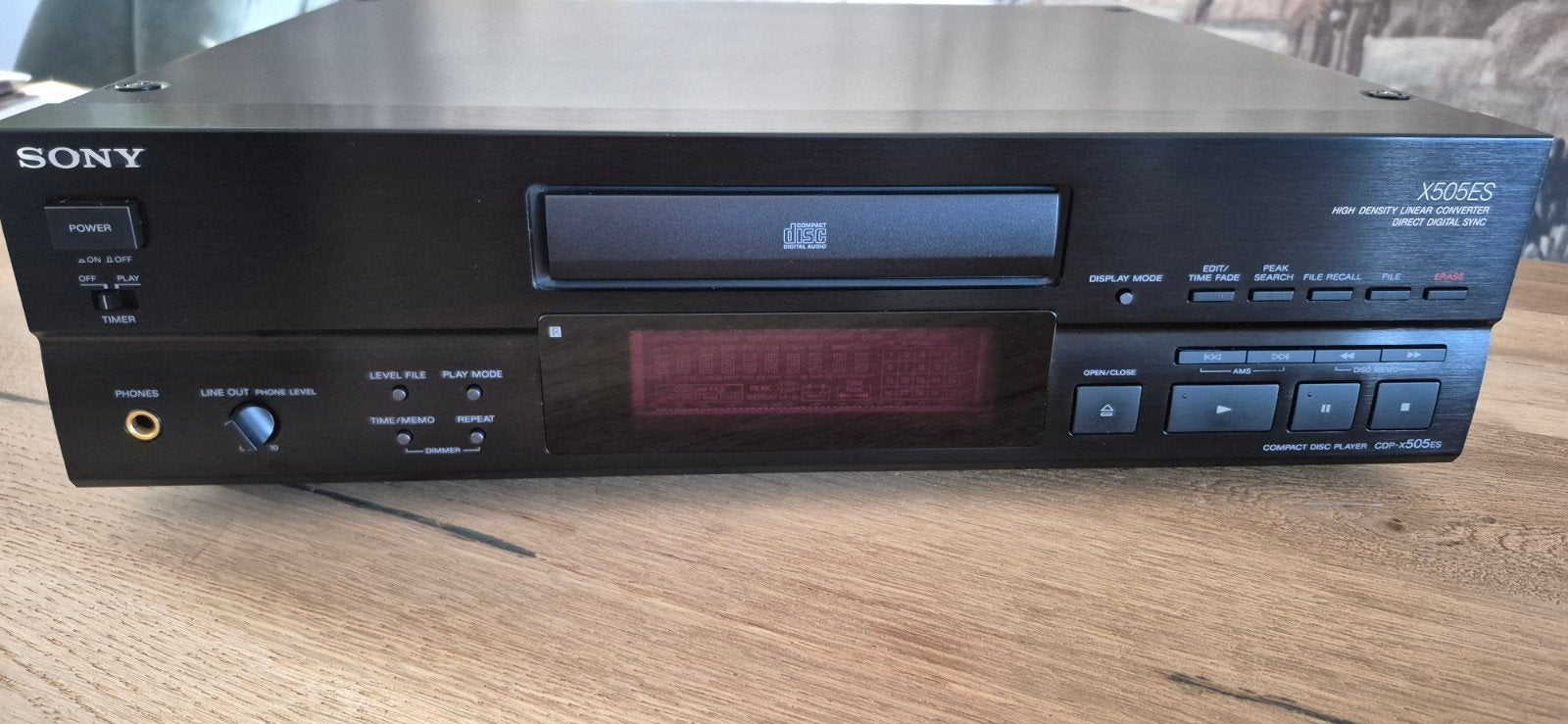 Sony CDP-X505ES CD-speler met afstandsbediening, Ophalen, Zo goed als nieuw, Sony