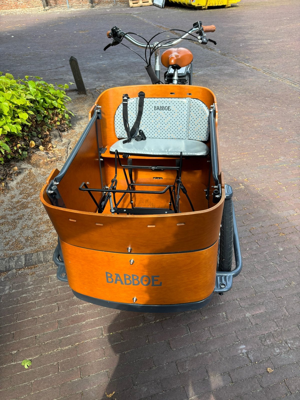 Babboe Curve bakfiets - elektrisch, Ophalen, 4 kinderen of meer, Gebruikt, Velgrem