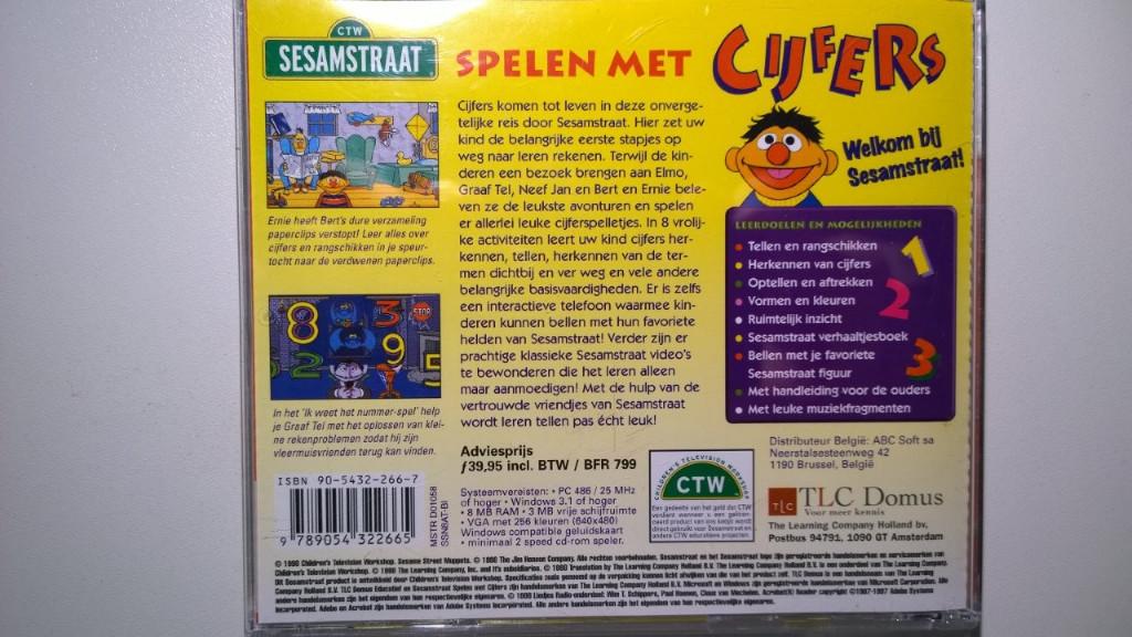 Sesamstraat - Spelen Met Cijfers, Ophalen of Verzenden, Zo goed als nieuw, Educatief, 6 tot 9 jaar