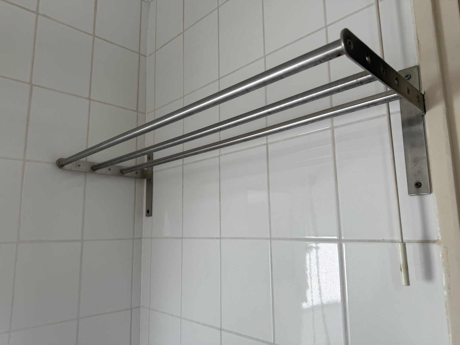 IKEA Handdoekenrek - RVs - Maten zie foto's, Gebruikt, Handdoekenrek, Zilver, Ophalen