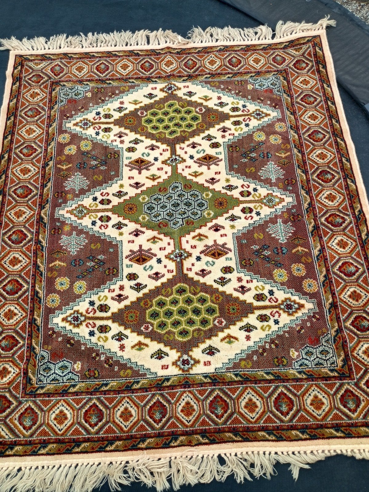 Vintage  tafelkleed, Ophalen of Verzenden, Gebruikt, Rechthoek