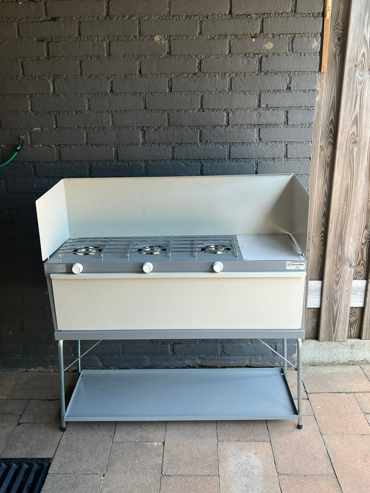 Gaskookstel 3-pits camping/outdoor, Ophalen, Minder dan 85 cm, Nieuw, 3 kookzones of minder