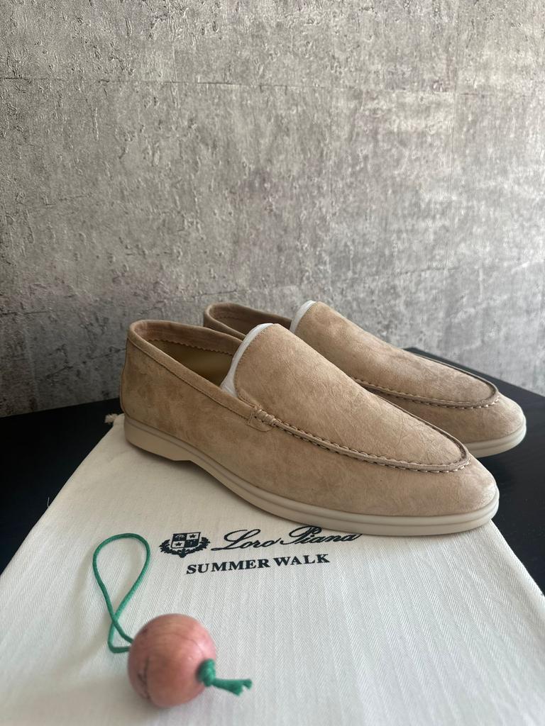 Loro piana summer walk loafers beige heren, Kleding | Heren, Schoenen, Loafers, Overige kleuren, Nieuw, Ophalen of Verzenden