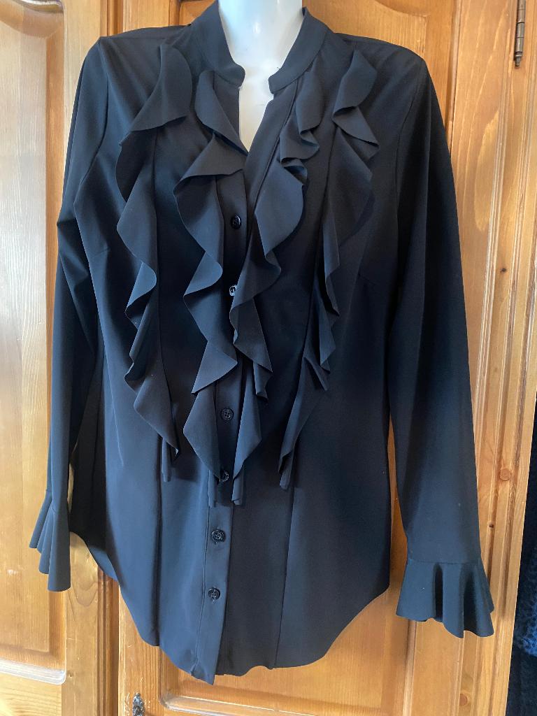 Zgan Blouse Helena Hart S, Zwart, Zo goed als nieuw, Maat 36 (S), Helena Hart