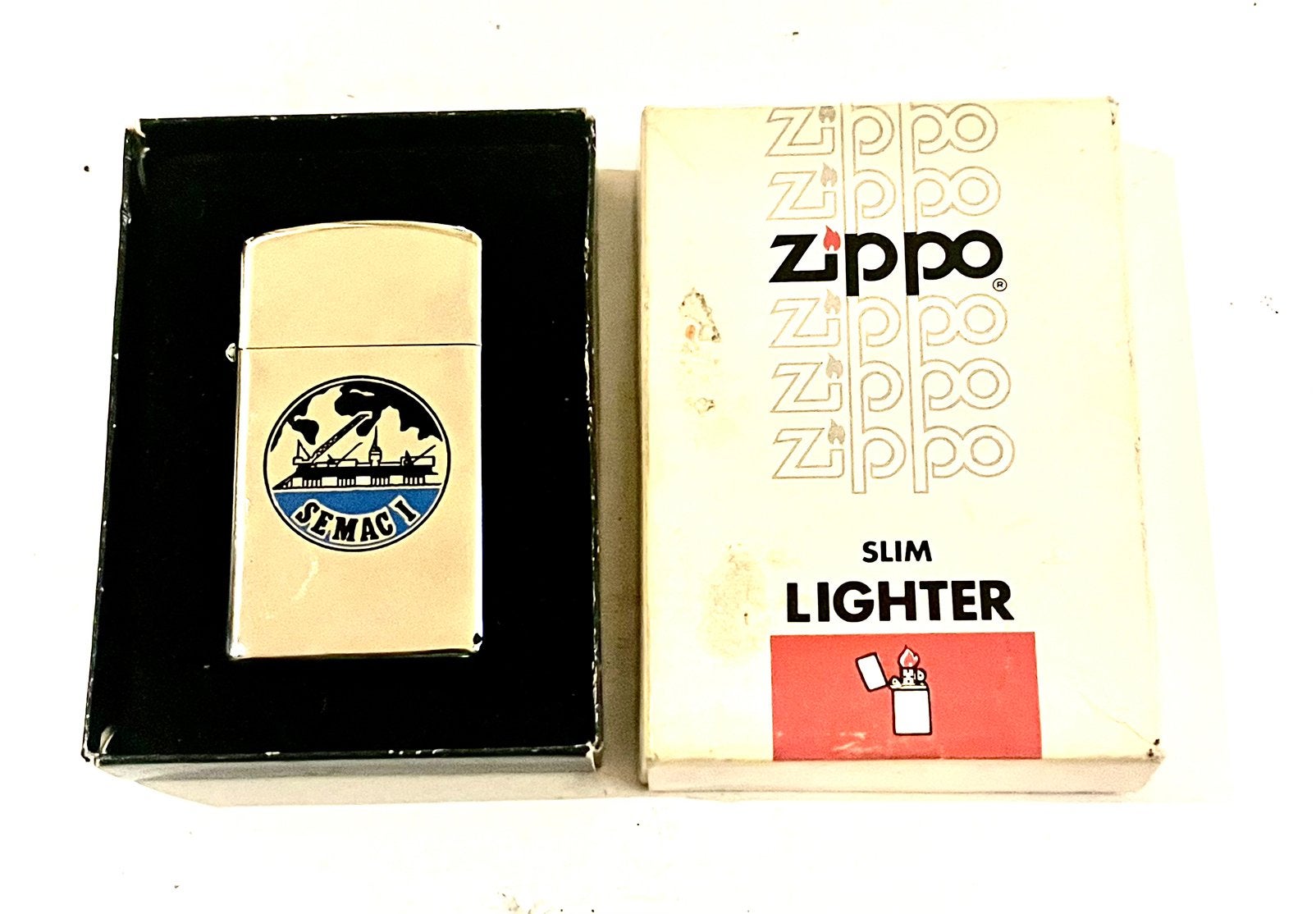 Zippo aansteker Semac 1 Semi Submersibile Vessel 1976, Verzenden, Nieuw, Aansteker