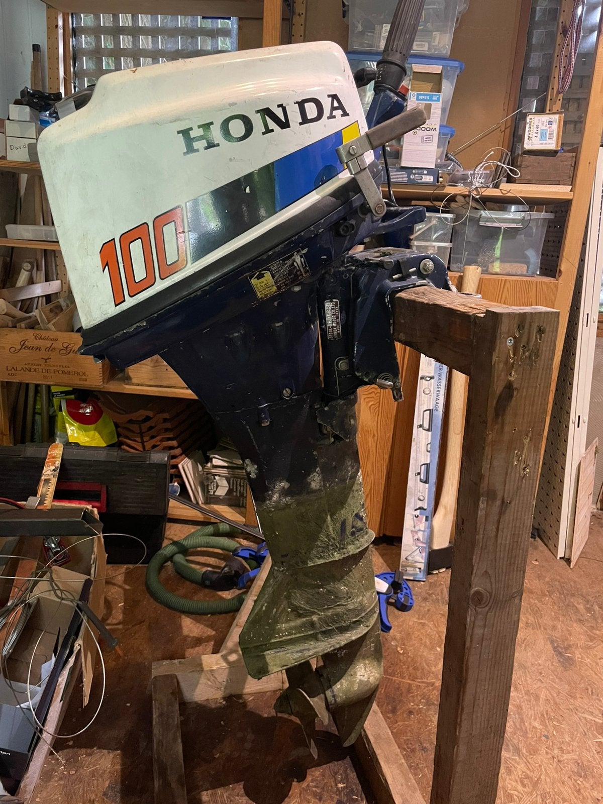 Honda 10pk 4 takt buitenboordmotor langstaart, Ophalen, 5 tot 10 pk, Viertaktmotor, Zo goed als nieuw