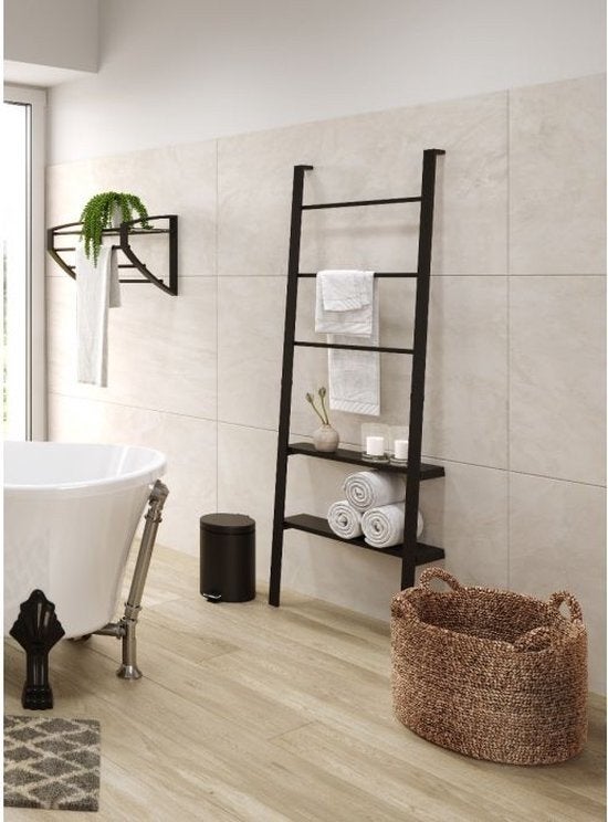 Design wandrek/handdoekrek Allibert in goede staat, Huis en Inrichting, Badkamer | Badkamermeubels, Ophalen, 100 tot 150 cm, Overige typen