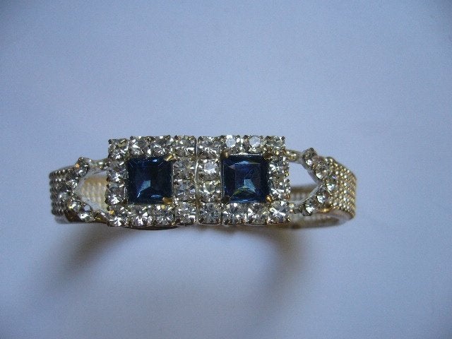 PRACHTIGE LUXE VINTAGE ARMBAND, Verzenden, Overige materialen, Armband, Met edelsteen