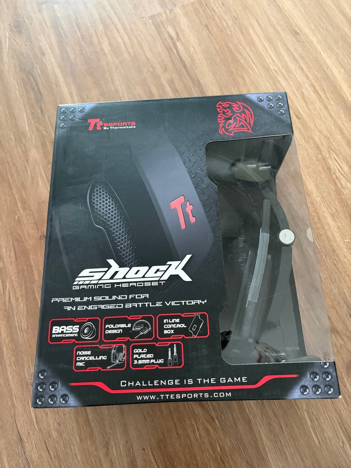 TteSPORTS Shock Gaming Headset - Premium Geluid, Audio, Tv en Foto, Koptelefoons, Nieuw, Gaming, Overige merken, Zwart, Extra bas